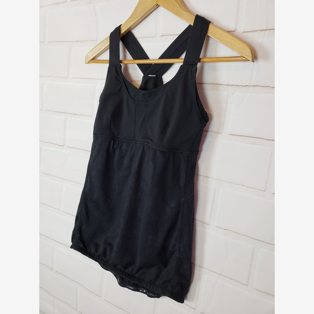 Lululemon My Heart Races Racerback Tank Top Size 6 - Picture 3 of 6
